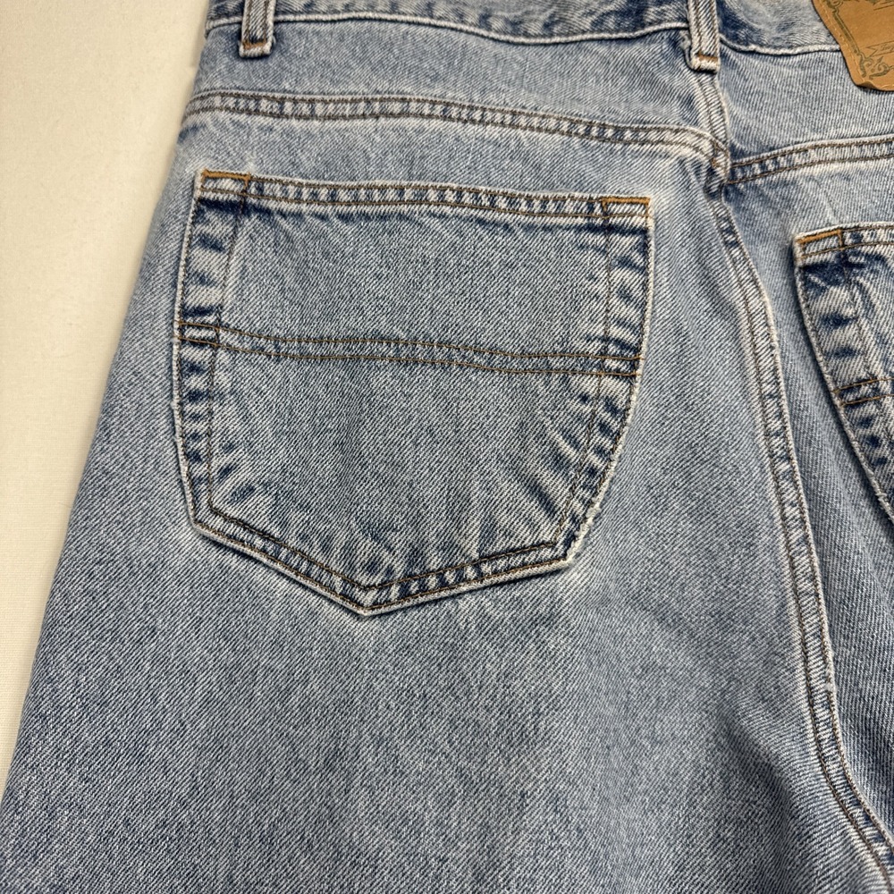 VTG 90s Tommy Hilfiger Jeans 32x29 Baggy Relaxed‎ Blue Med Wash Denim Y2K - Picture 11 of 16